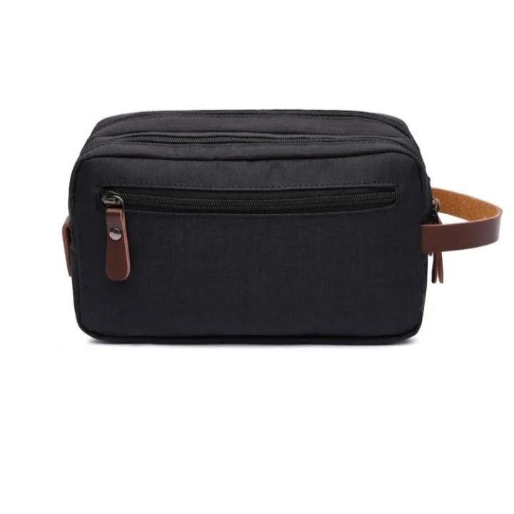 Men Minimalist Square Bag - Black