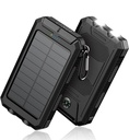 Feeke Solar Charger Power Bank 36800mAh (Deep Black)