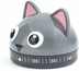 Kikkerland Kitchen Timer, Cat, Multicolor