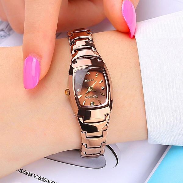 Luxury Crystal Women Bracelet Watch - Gold