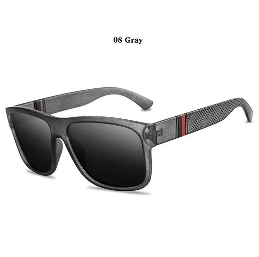 Men Women Polarized Sunglasses : 08 Light Black