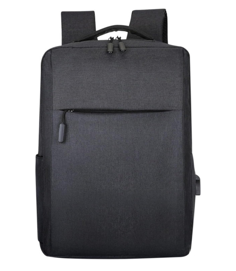 Travel Backpack Men Computer Bag: Black 41x28x12cm