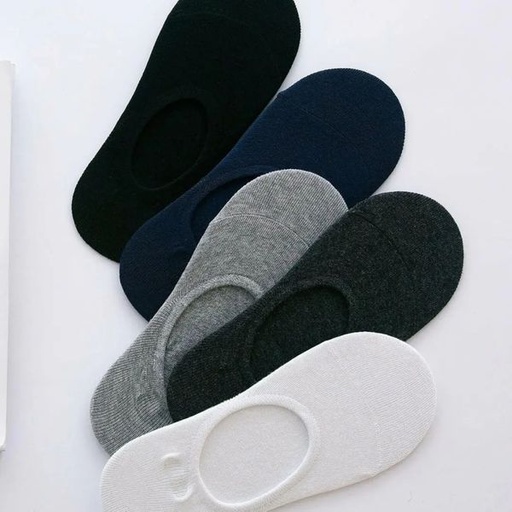 Men Plain Invisible Socks 5pairs