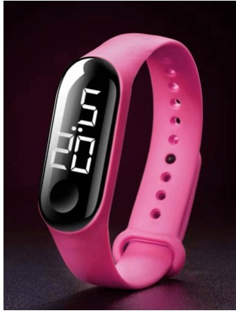 Kids Electronic Watch - Hot Pink